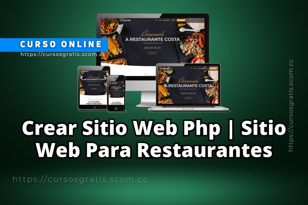Crear Sitio Web Php | Sitio Web Para Restaurantes CursosGratis.scom.cc